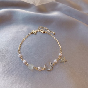 Bracelet pierre précieuse artificiel