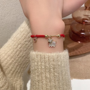 Bracelet a corde nattée