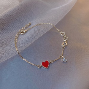 Bracelet motif coeur