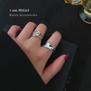Bague argentée