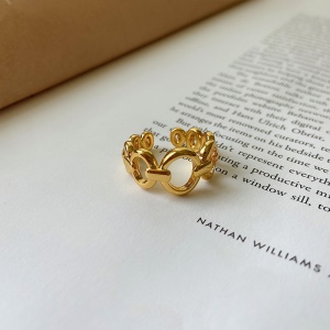 Bague  simple ouverte en métal