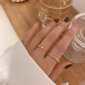 Lot de 3 bagues pour femme