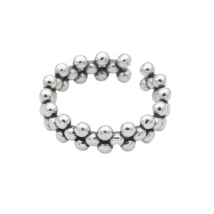 Bague simple créative en argent