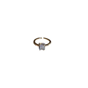 Bague incrustée de diamant  artificiels