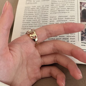 Bague en acier titane pour femme