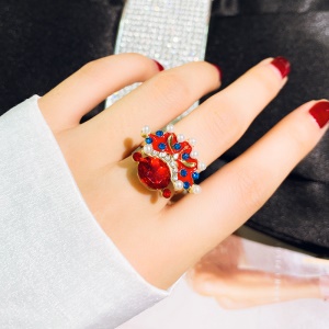 Bague ouverte de style ethnique