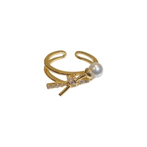 Bague en or plaqué
