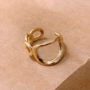 Bague  simple ouverte en métal