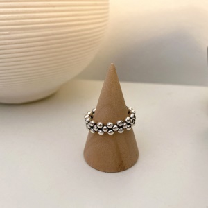 Bague simple créative en argent