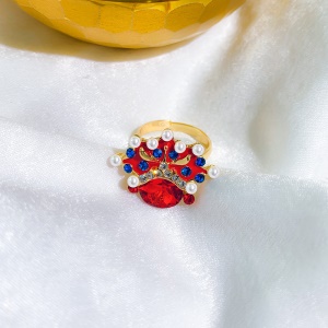 Bague ouverte de style ethnique