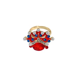 Bague ouverte de style ethnique
