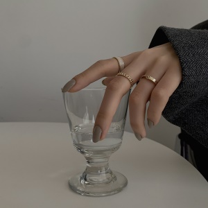 Ensemble de trois pièces de bagues ouverte