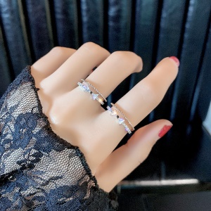 Bague ouvert en cuivre avec chic design pour les filles