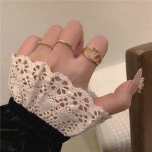 Ensemble de bagues de trois piecest design sens de la main décorations femmes en gros