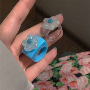 Bague avce conception de fleur vente en gros