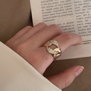Bague en acier titane pour femme