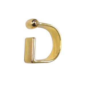 Bague ouverte plaqué avec or véritable