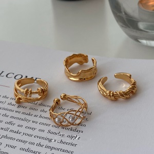 Bague  simple ouverte en métal