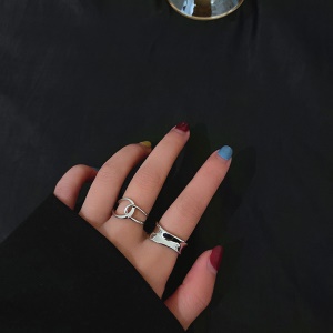 Bague argentée