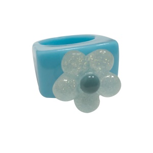 Bague avce conception de fleur vente en gros