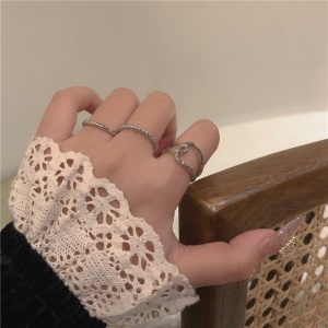 Ensemble de bagues de trois piecest design sens de la main décorations femmes en gros