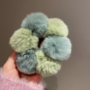Chouchou cheveux en Peluche