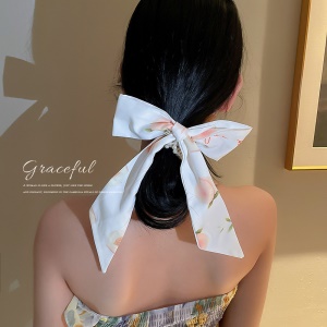 Elastique à cheveux en perles artificiels avec bandeau de cheveux