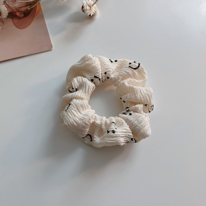 Chouchou cheveux avec les motifs de sourire pour les filles