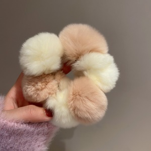 Chouchou cheveux en Peluche