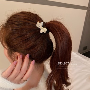 Bandeau pour cheveux Nœud papillon avec Trois couche
