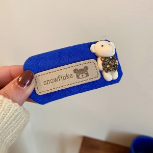 Accessoires pour cheveux bleu en Alliage