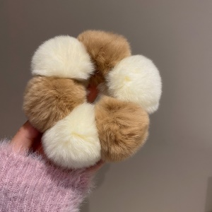 Chouchou cheveux en Peluche