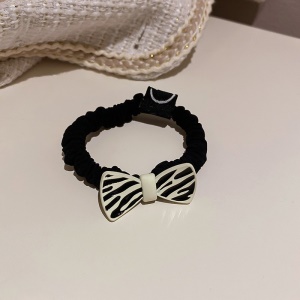 Boucle de cheveux arc avec rayure de zèbre