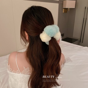 Chouchou cheveux en Peluche