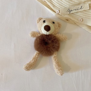 Attache cheveux avec décoration ours pour les enfants