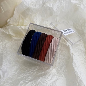 Chouchou cheveux avec haute élasticité vendu en boîte