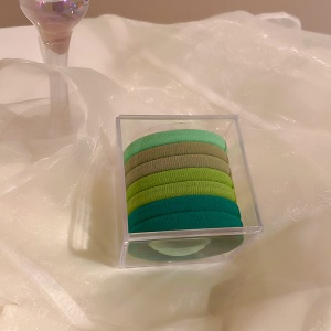 bande de cheveux en flanelle  ensembles de  10 multicolore
