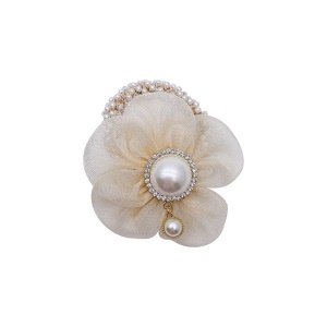 Attache cheveux avec perles
