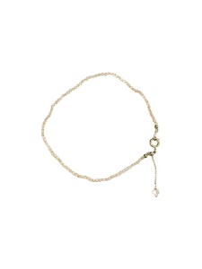 Bracelet de cheville en cristal artificiel