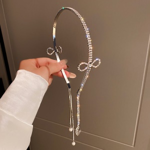 Arc en diamant artificiel pour les cheveux