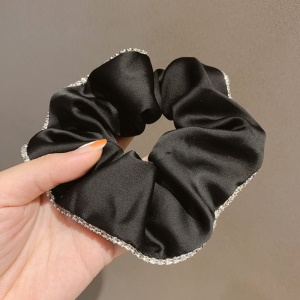 Chouchou cheveux en dentelle en soie