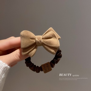 Chouchou cheveux en peluche