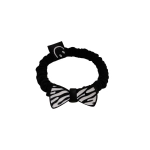 Boucle de cheveux arc avec rayure de zèbre