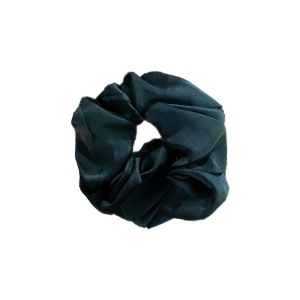 Chouchou cheveux simple en soie avec couleur unie