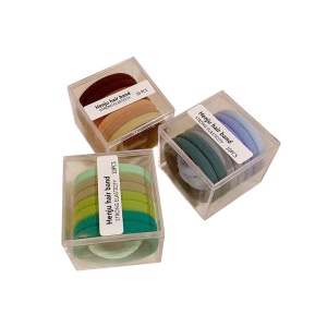 bande de cheveux en flanelle  ensembles de  10 multicolore