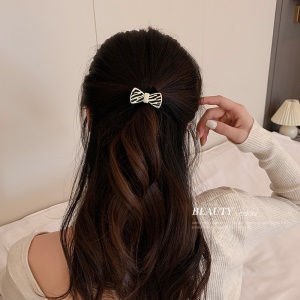 Boucle de cheveux arc avec rayure de zèbre