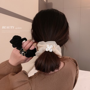 Chouchou cheveux fleural