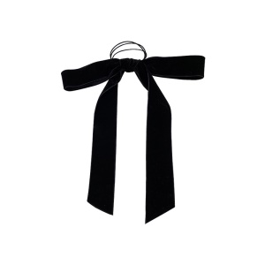 Corde à cheveux avec nœud en velours