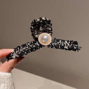 Accessoires de cheveux avec décoration fleuri et de perle