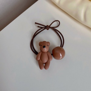 Attache cheveux avec dessin animé pour les filles